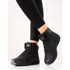 DK Bottes De Randonnée Hautes Noires Pour Femmes Avec Isolation Shelovet Le Noir