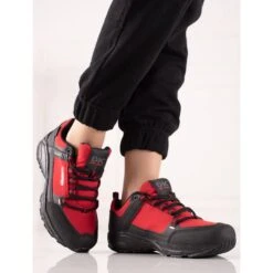 DK Chaussures De Trekking En Plein Air Le Noir Rouge