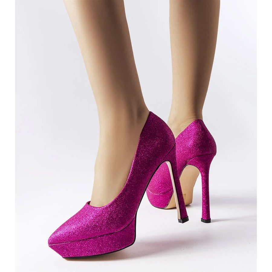 Escarpins à Paillettes Roses De Proulx – Image 2