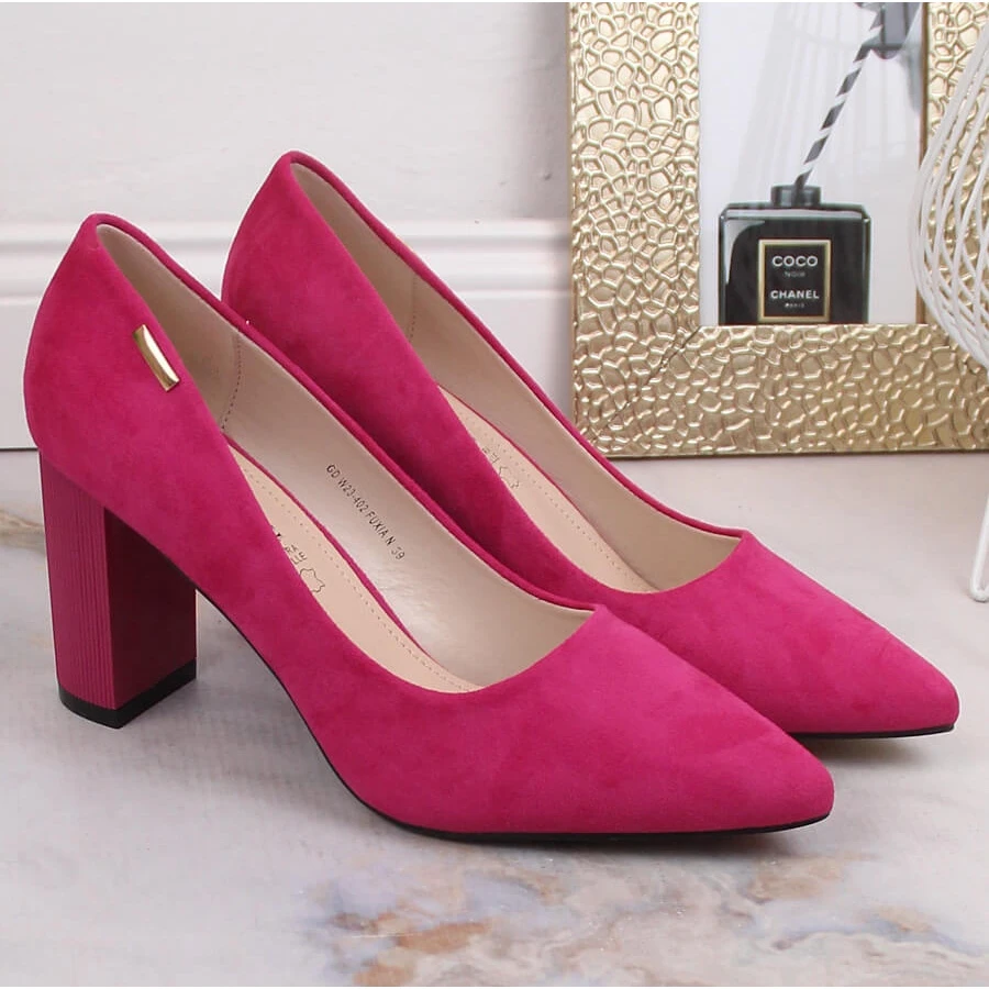 Escarpins Daim Femme Fuchsia T.Sokolski W23-402 Rose – Image 5