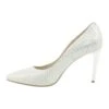 Escarpins De Mariage Sur Espinto C-456/67 Blanc Blanche Argent