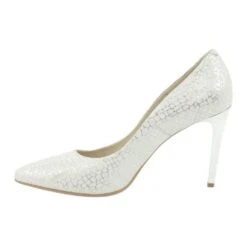 Escarpins De Mariage Sur Espinto C-456/67 Blanc Blanche Argent