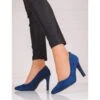 Escarpins Femme Talon Haut Shelovet Bleu Marine