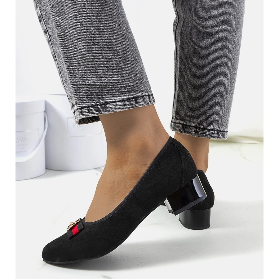 Escarpins Noirs à Nœud Papillon Vijver Le Noir – Image 2