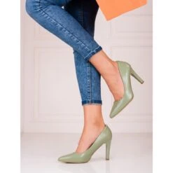 Escarpins Shelovet, Pistache, Femmes Vert