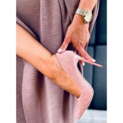 Escarpins Sur Un Talon Aiguille Valeria Nude Rose