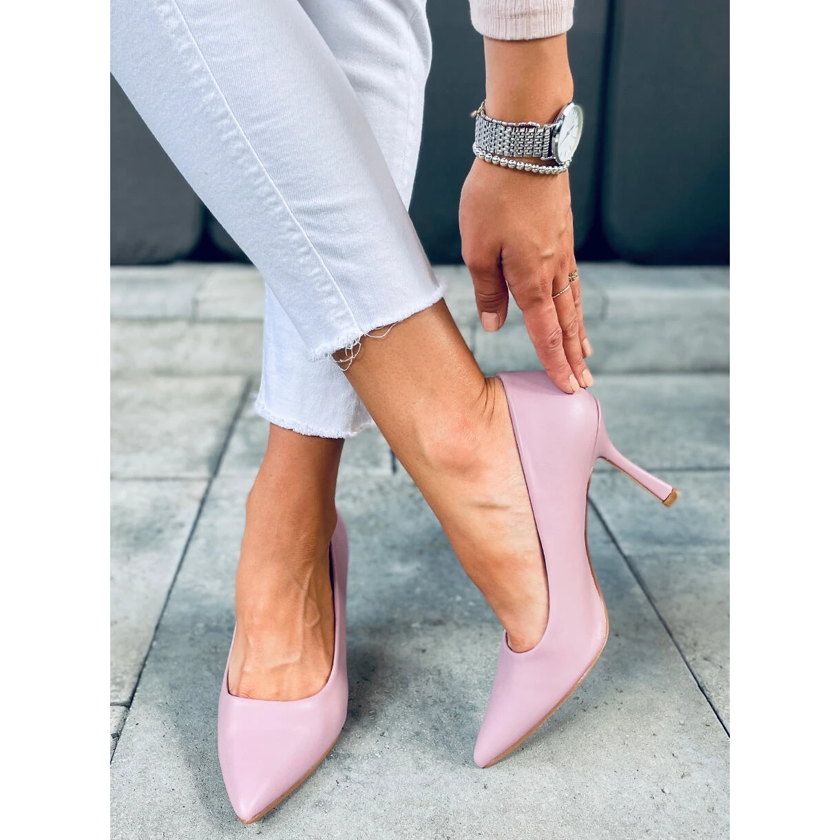 Escarpins Visage Femme Aurore Violet – Image 2