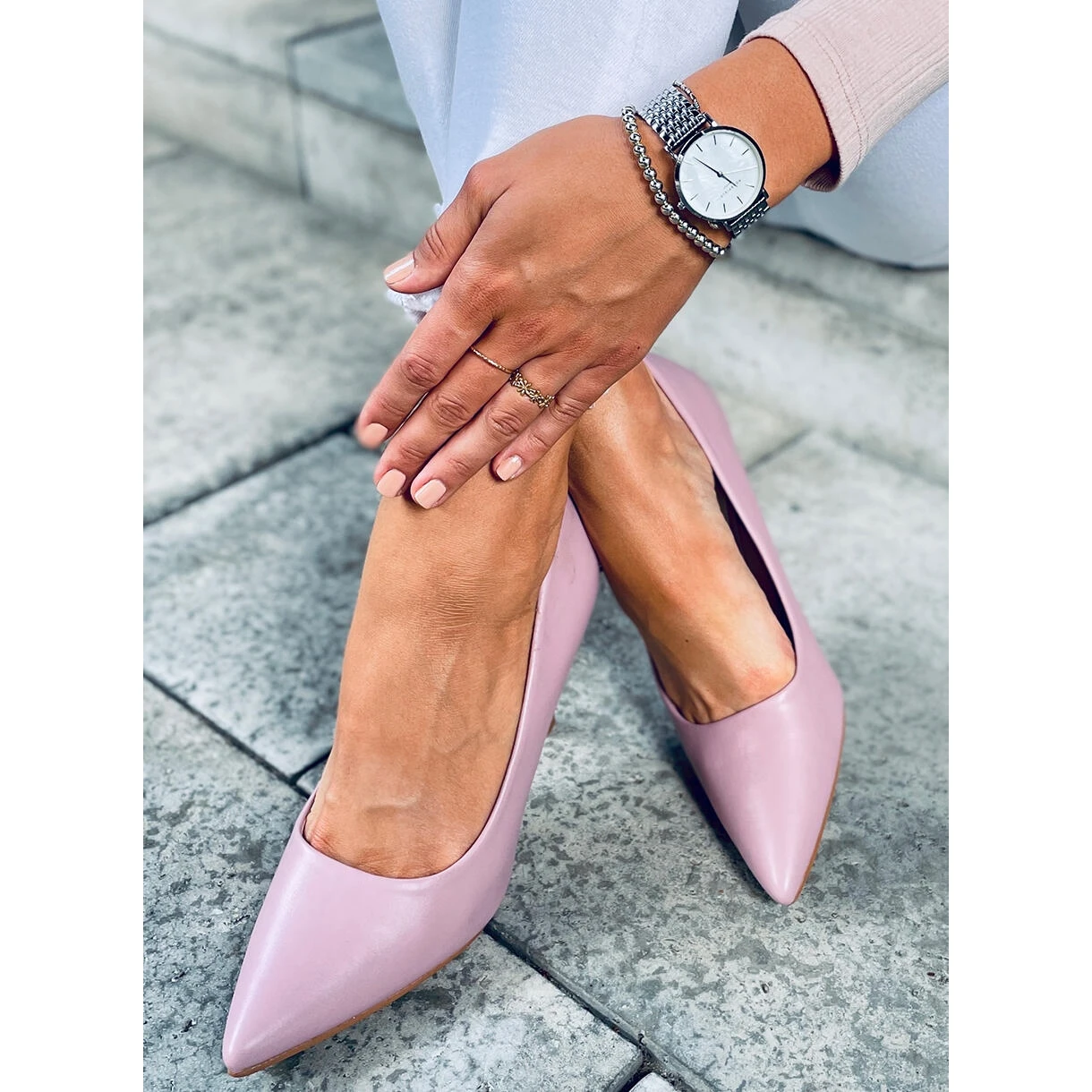 Escarpins Visage Femme Aurore Violet – Image 5