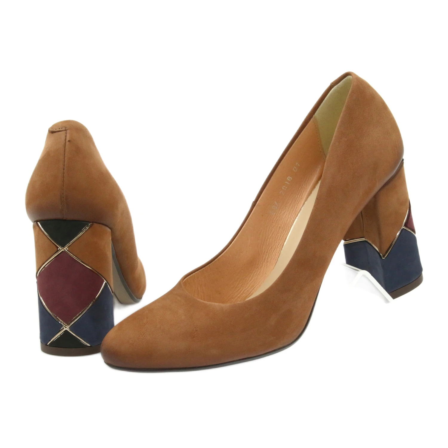 Espinto Escarpins Rouges Sur Le Poteau Brun – Image 5