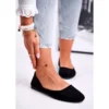 EVE Ballerines Lasota En Daim Noir Pour Femmes Le Noir