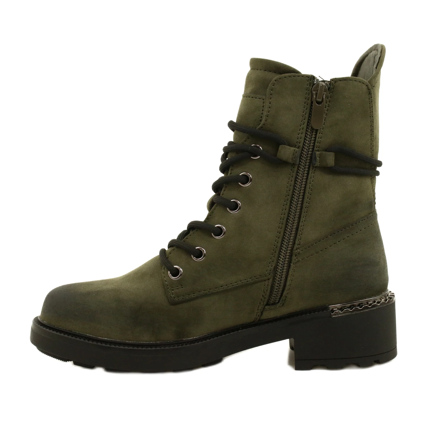 Evento Bottes Hautes Avec Fermeture Éclair Vert 21BT35-4226