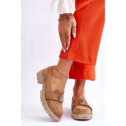 FILIPCZYK Elégants Mocassins En Daim Beige Foncé Laverne