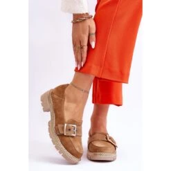 FILIPCZYK Mocassins En Daim Beige Foncé à La Mode Eloisa