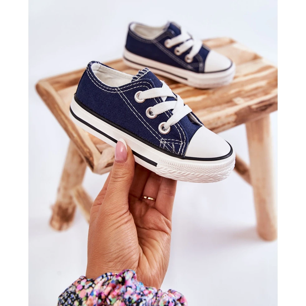 FR1 Baskets Classiques Enfant Filemon Bleu Marine – Image 6