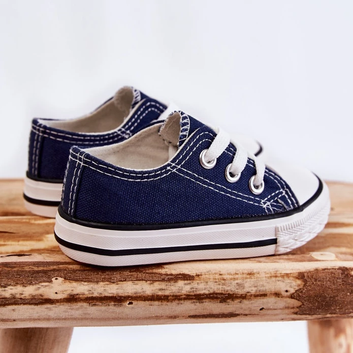 FR1 Baskets Classiques Enfant Filemon Bleu Marine – Image 7