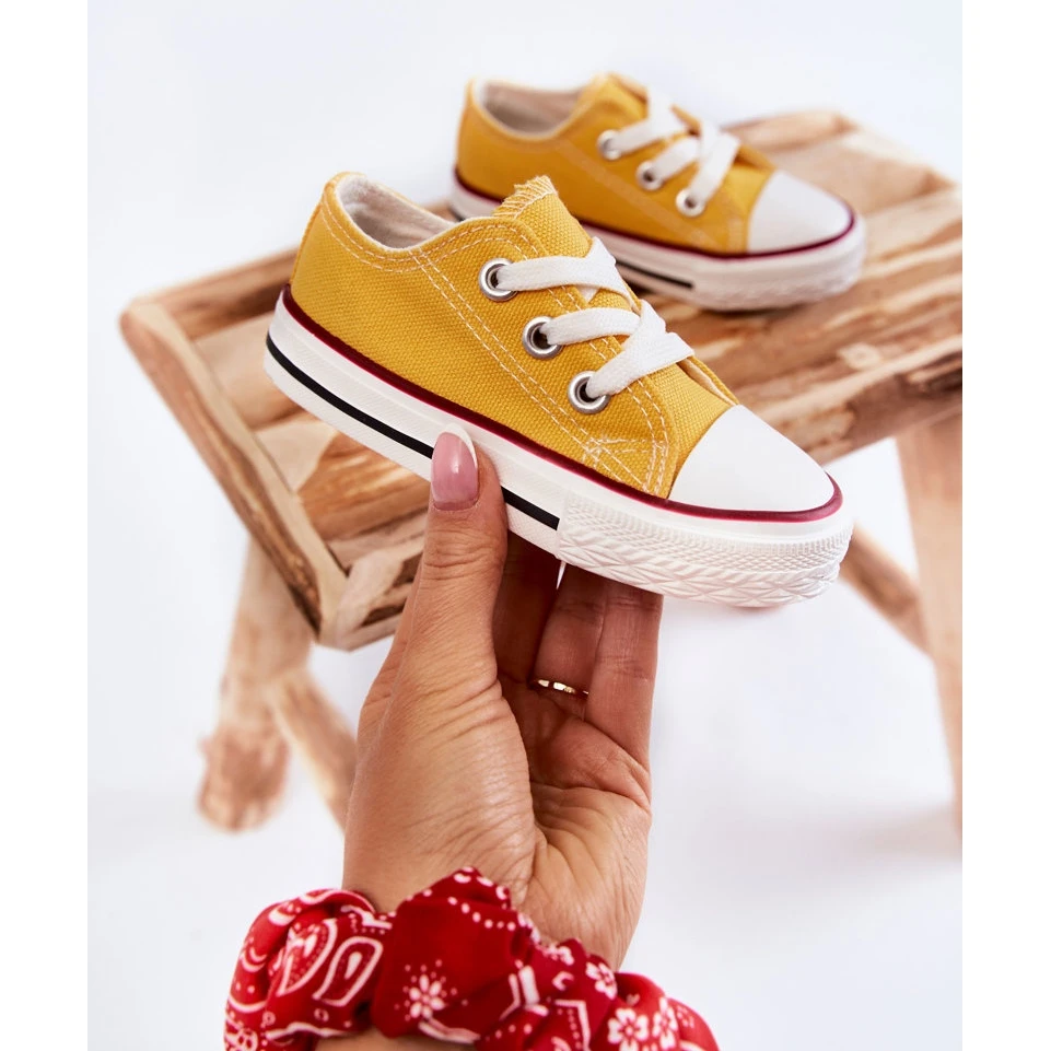 FR1 Baskets Classiques Jaunes Filemon Pour Enfants – Image 4