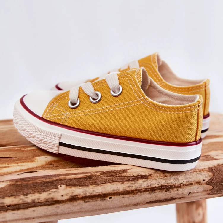 FR1 Baskets Classiques Jaunes Filemon Pour Enfants – Image 7