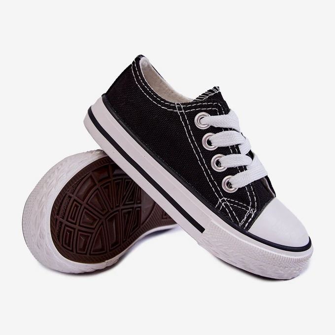 FR1 Baskets Classiques Noires Filemon Pour Enfants Le Noir – Image 3