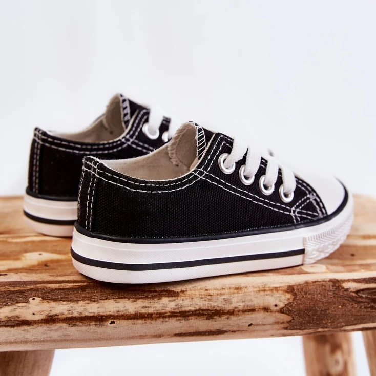 FR1 Baskets Classiques Noires Filemon Pour Enfants Le Noir – Image 7