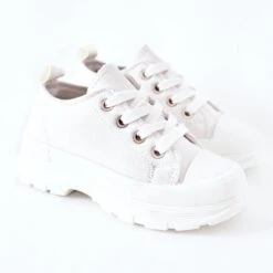 FR1 Baskets Enfant Blanc Travel Time ['blanche'] Blanche