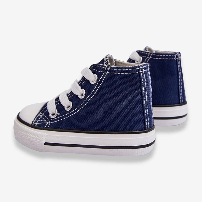 FR1 Baskets Montantes Enfant Bleu Marine Filemon – Image 2