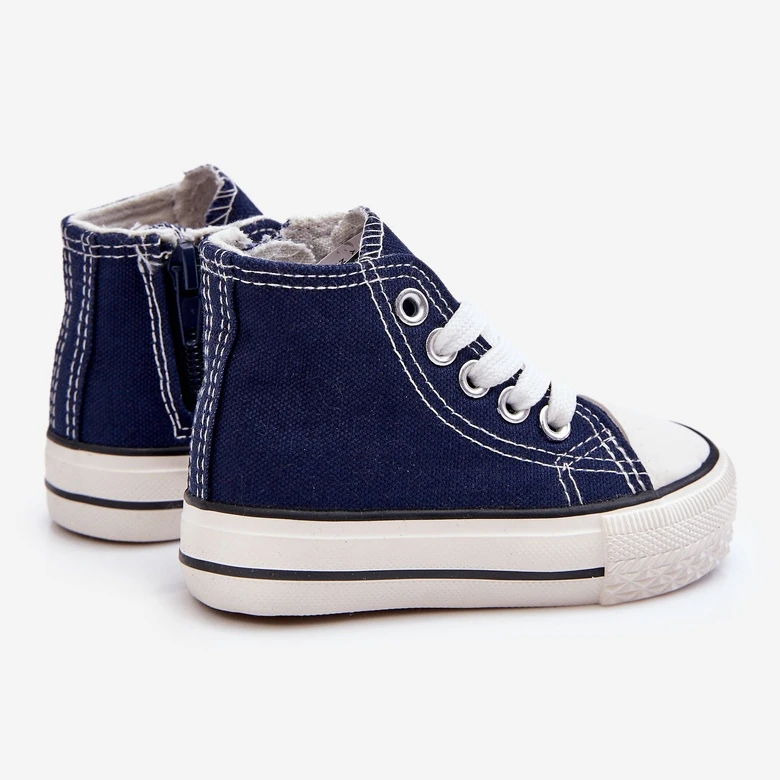 FR1 Baskets Montantes Enfant Bleu Marine Filemon – Image 7