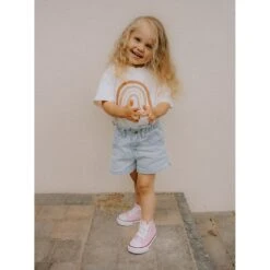 FR1 Baskets Montantes Enfant Rose Mona ['rose']