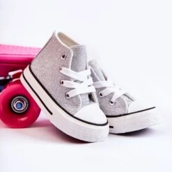 FR1 Baskets Pour Enfants High Silver Catrina ['argent'] Argent