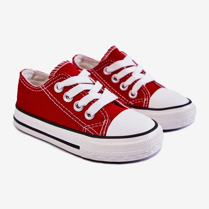 FR1 Baskets Rouges Filemon Classic Pour Enfants – Image 2