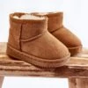 FR1 Bottes De Neige Chaudes Enfant Camel Gooby Brun