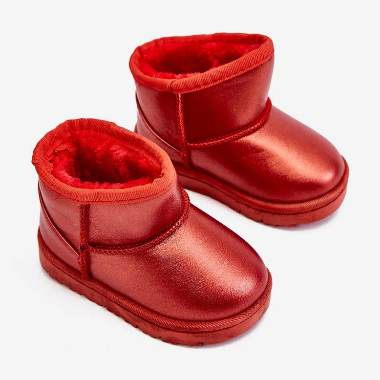 FR1 Bottes De Neige Isolées Pour Enfants Rouge Scooby – Image 2