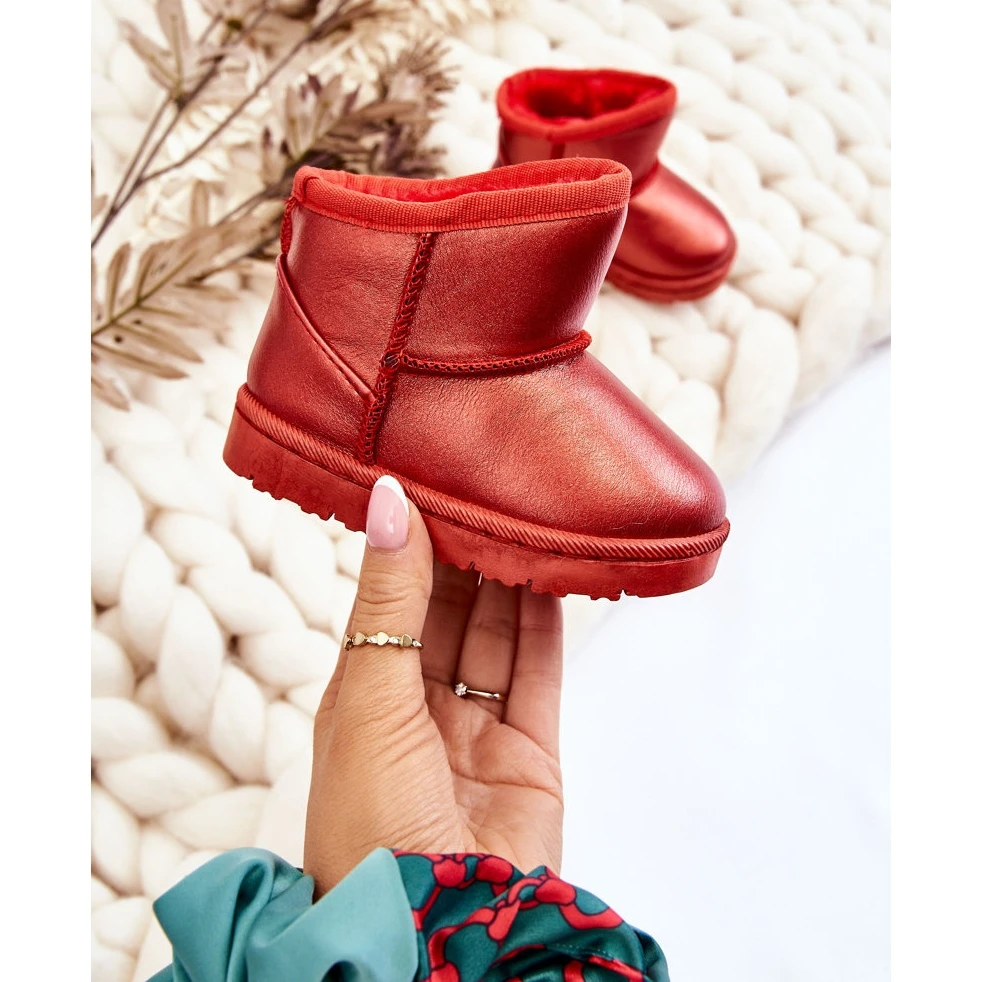 FR1 Bottes De Neige Isolées Pour Enfants Rouge Scooby – Image 5