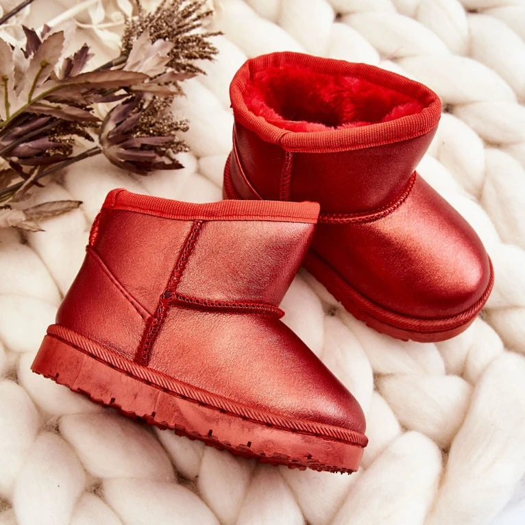 FR1 Bottes De Neige Isolées Pour Enfants Rouge Scooby – Image 6
