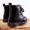 FR1 Bottes En Cuir Pour Enfants Avec Fermeture Éclair Noir Omua Le Noir