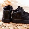 FR1 Chaussures De Sport Hautes Pour Enfants Noir Bartnie Le Noir
