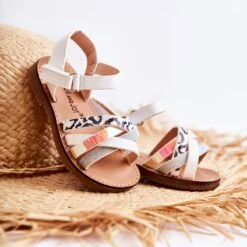 FR1 Sandales D'été Nelson Blanches Pour Enfant ['blanche']