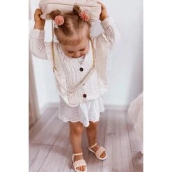 FR1 Sandales Pour Enfants Avec Tressé Rose Adella