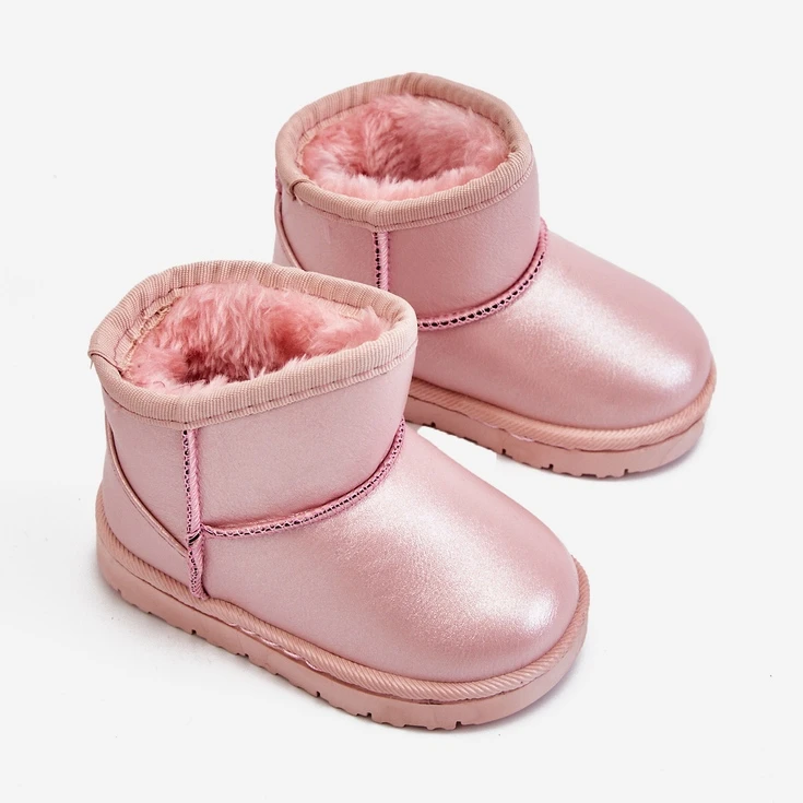 FRROCK Bottes De Neige Scooby Roses Pour Enfants Chauds – Image 2