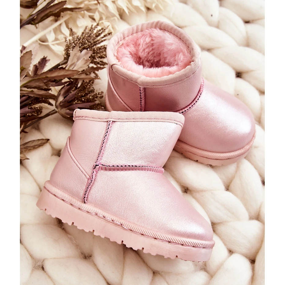 FRROCK Bottes De Neige Scooby Roses Pour Enfants Chauds – Image 6
