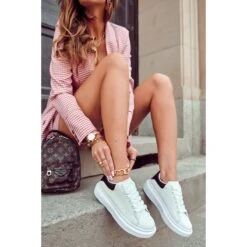 FS3 Chaussures De Sport Pour Femmes Sur La Plate-forme Noir Et Blanc Eliso Blanche Le Noir