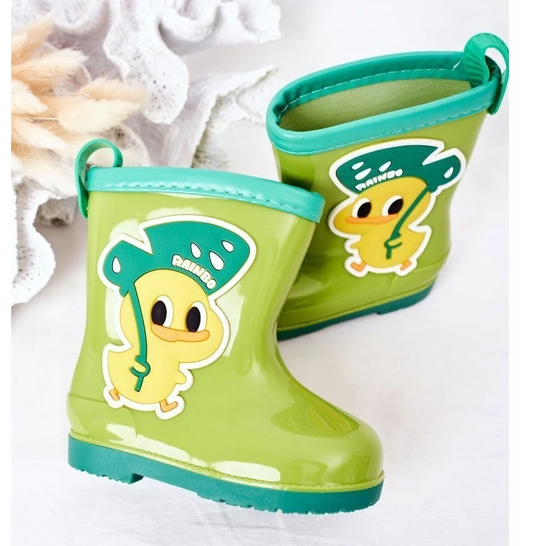Galoches De Canard Vert Pour Enfants – Image 4