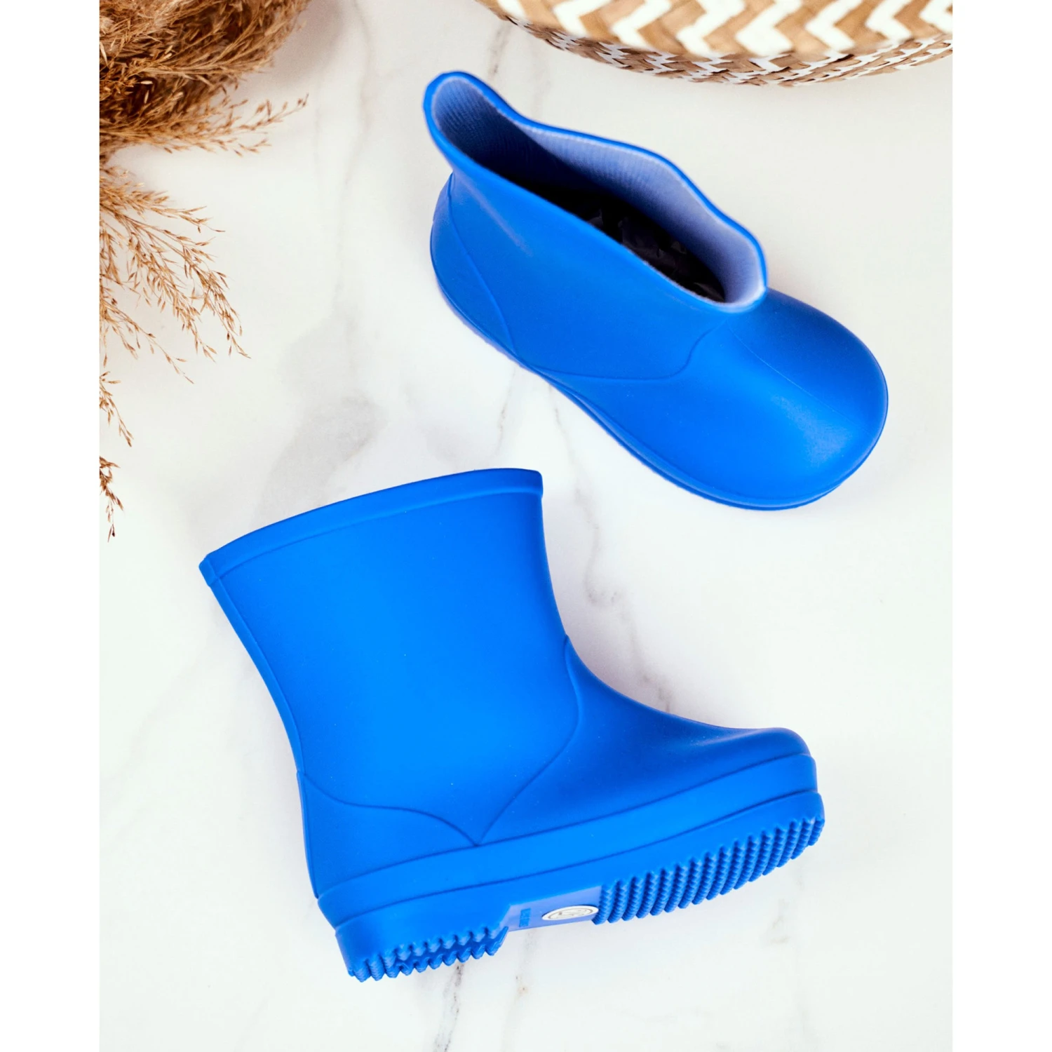 Galoches En Caoutchouc Bleu Classique Berceuse Pour Enfants – Image 3