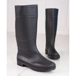 Galoches Pour Hommes Shelovet Avec Une Tige Haute Le Noir