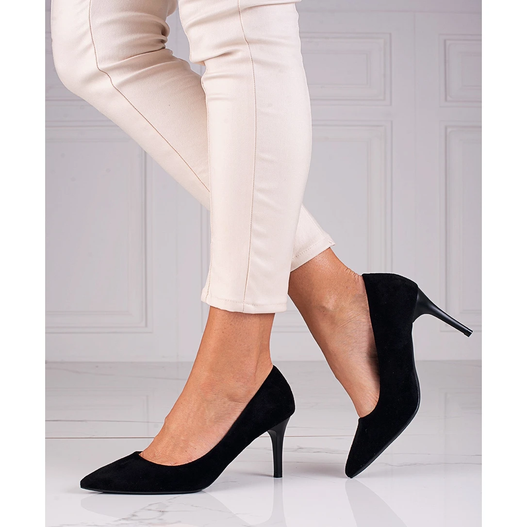 Goodin Talons Shelovet En Daim Noir Le Noir – Image 2