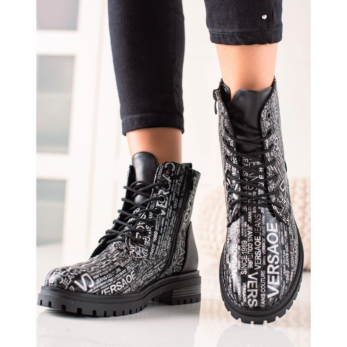 Goodin Travailleurs De L'impression à La Mode Le Noir – Image 2