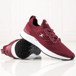 I-CAX Baskets De Sport Confortables Rouge