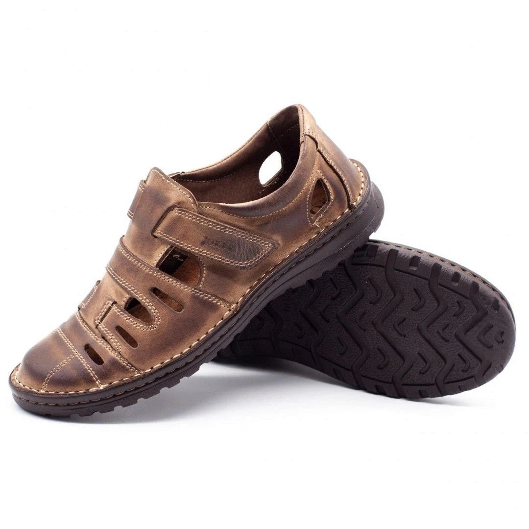 Joker Chaussures Ajourées Homme 501 Marron Brun – Image 3