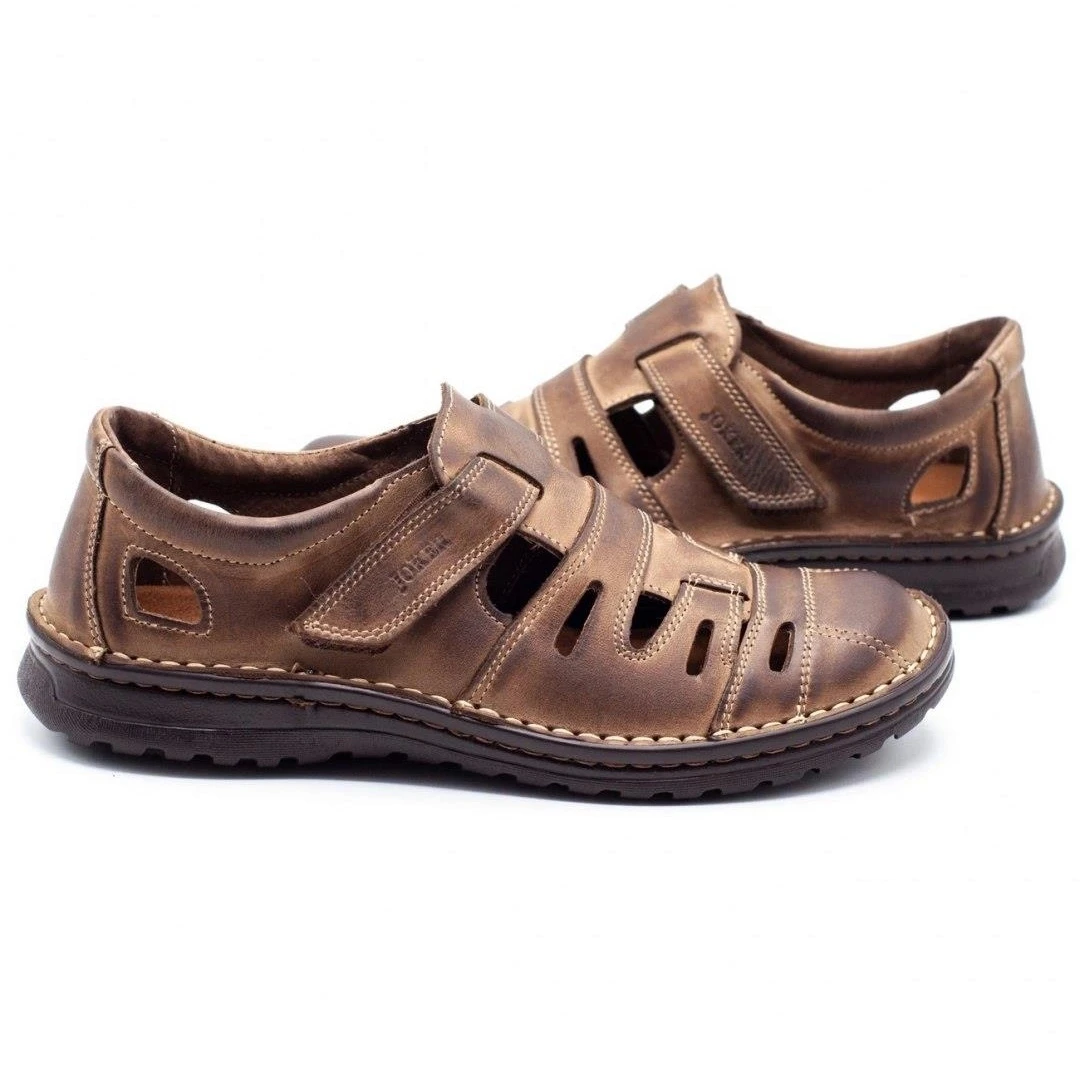 Joker Chaussures Ajourées Homme 501 Marron Brun – Image 5