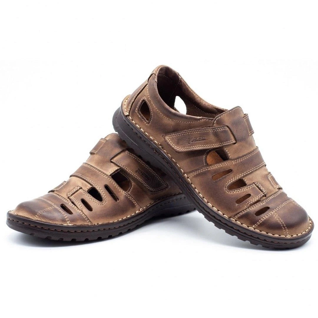 Joker Chaussures Ajourées Homme 501 Marron Brun – Image 6