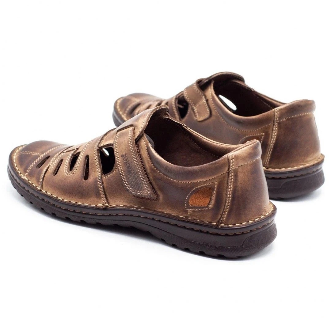 Joker Chaussures Ajourées Homme 501 Marron Brun – Image 7